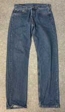 Vintage Y2K 90s Levis 501 Jeans Mens 30x32 Medium Wash Made in USA Button Fly