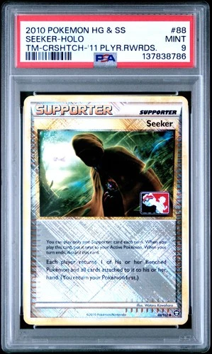 2010 POKEMON HEARTGOLD & SOULSILVER TRIUMPHANT #88 SEEKER-HOLO PSA 9