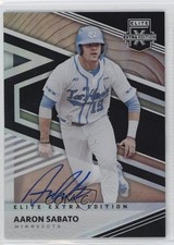 2020 Panini Elite Extra Edition Signatures Aaron Sabato #27 Auto 05nw