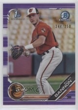 2019 Bowman Chrome Prospects Purple Refractor 244/250 Rylan Bannon #BCP-23 0sf1