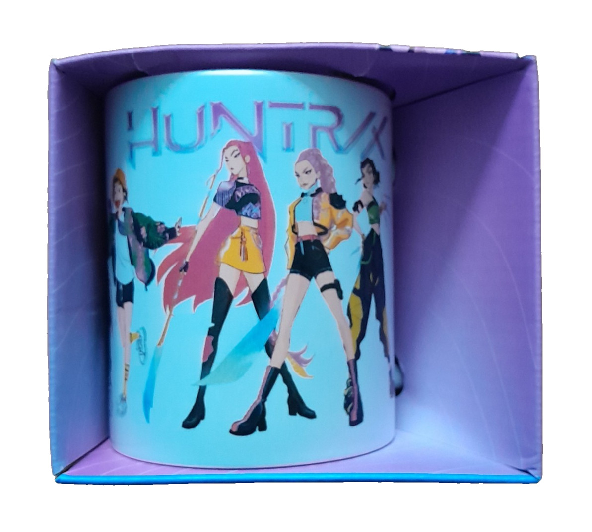 OFFICIAL K-POP KPOP DEMON HUNTERS HUNTR/X HUNTRIX COFFEE MUG RUMI ZOEY MIRA NEW!