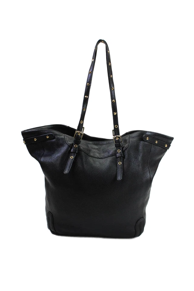 Bolso de hombro STEVEN BY STEVE MADDEN para mujer tono dorado herrajes asa superior negro O Foto 3 de 4