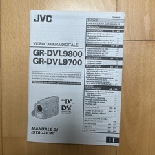 GR-DVL9800 GR-DVL9700 Instrukcja włoska