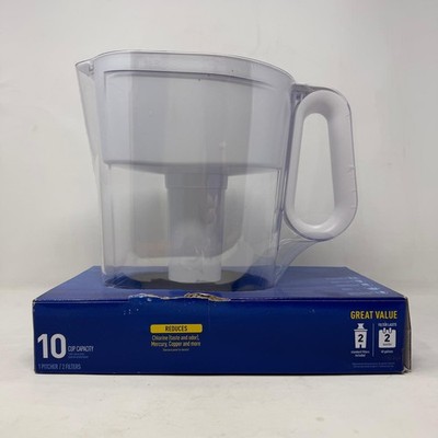 Brita Wave Water Filtration System, 10 Cup Pitcher, 2 Filters Included *Open Box