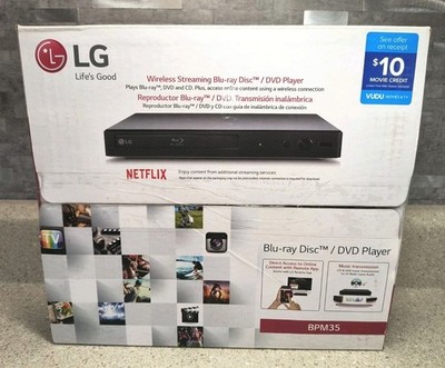 BRAND NEW!  LG BPM35 Blu-ray Player Dvd -Wireless Streaming, GREAT Open Box BUY!