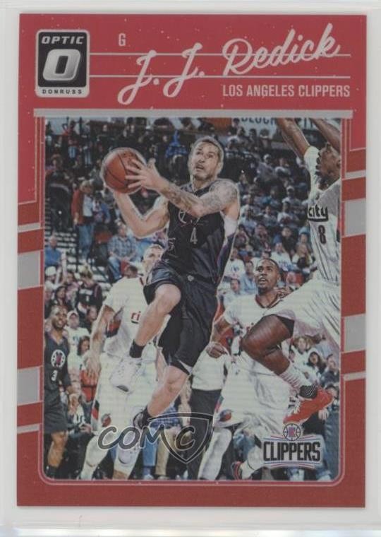 2016-17 Panini Donruss Optic Red Prizm 94/99 JJ Redick #29 0g9b