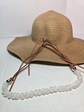 The Scala Collection Women Straw Hat Beige Natural Fiber Garden Farm Beach