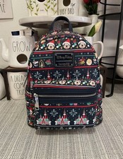 Loungefly Disney Parks Mickey Christmas Holiday Mini Backpack - New
