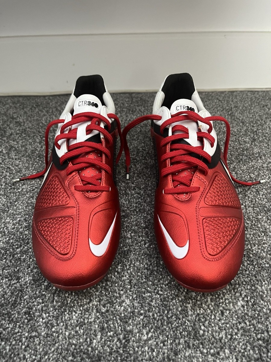 Nike CTR360 Maestri II AG/FG Men's Size 9.5UK Red/White/Black
