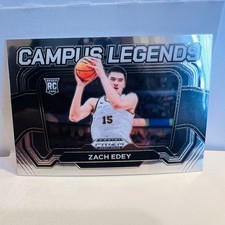 Zach Edey 2024 Panini Prizm Draft Picks Campus Legends Basketball RC