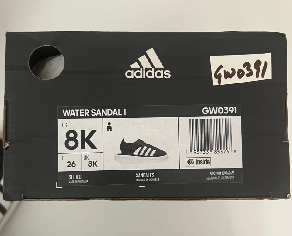 Sandalia de agua Adidas para niños pequeños GW0391 talla 8c Foto 2 de 4