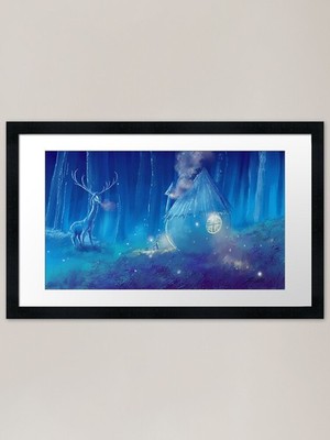 Twilight Friend Gerahmter Kunstdruck Gerahmtes Wandbild Poster Leinwanddruck Bild