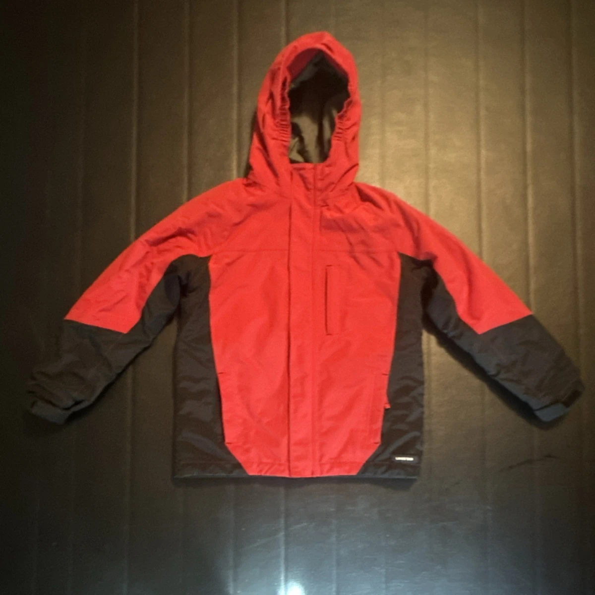 Veste Rouge Lands' End Pour Enfants Taille 8 - Manteau Garçon/fille, Occasion Très Bon état