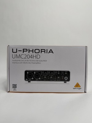 Behringer UMC204HD U-phoria USB Audio Interface