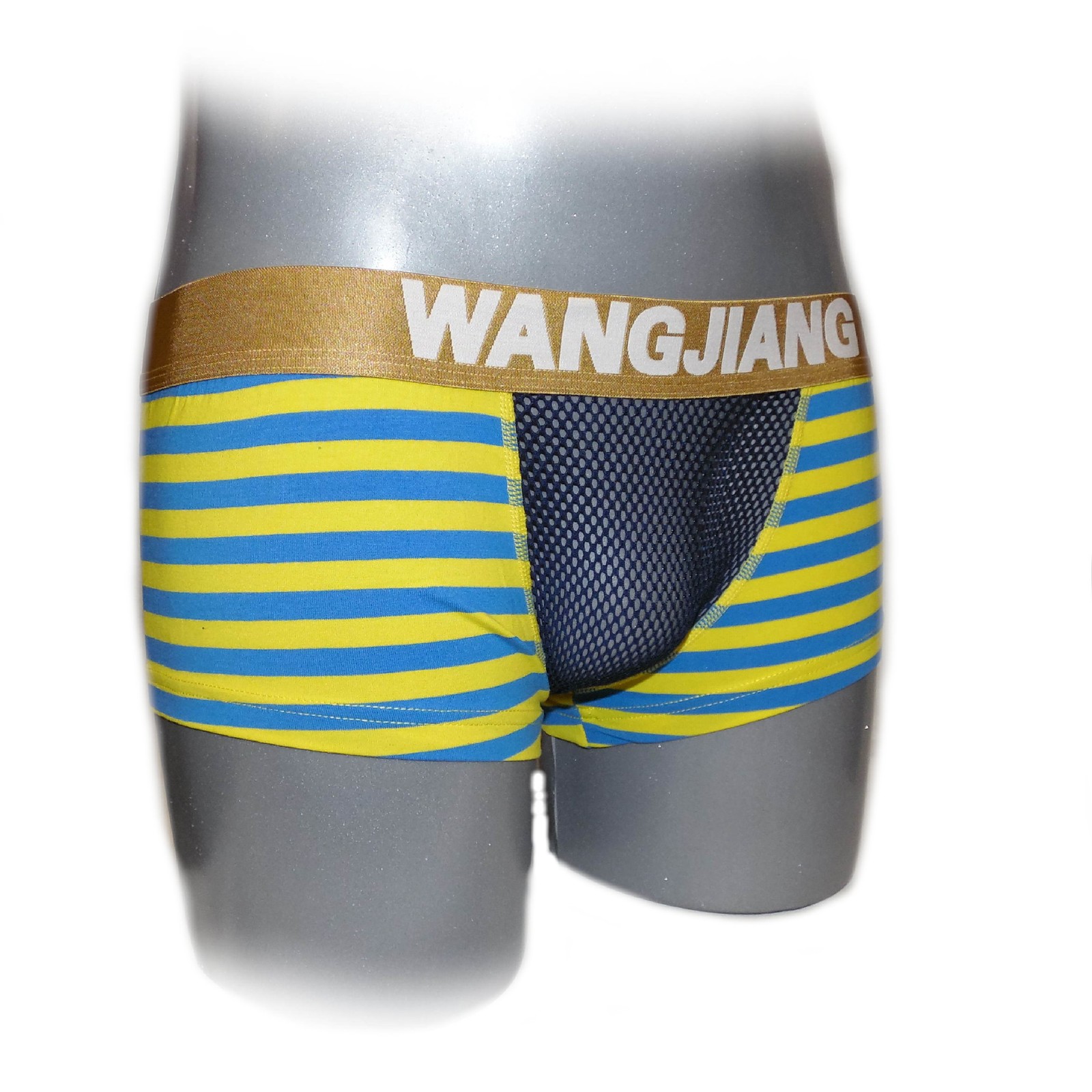Boxer with stylish striped design and pronounced pouch (M)