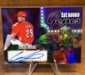 CHASE BURNS RC AUTO # /10 2025 Leaf Metal 1st Round Gems Autograph REDS