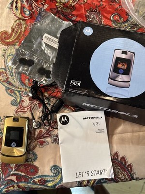 Motorola Razr V3i With Box  Never Used ?  Read Description