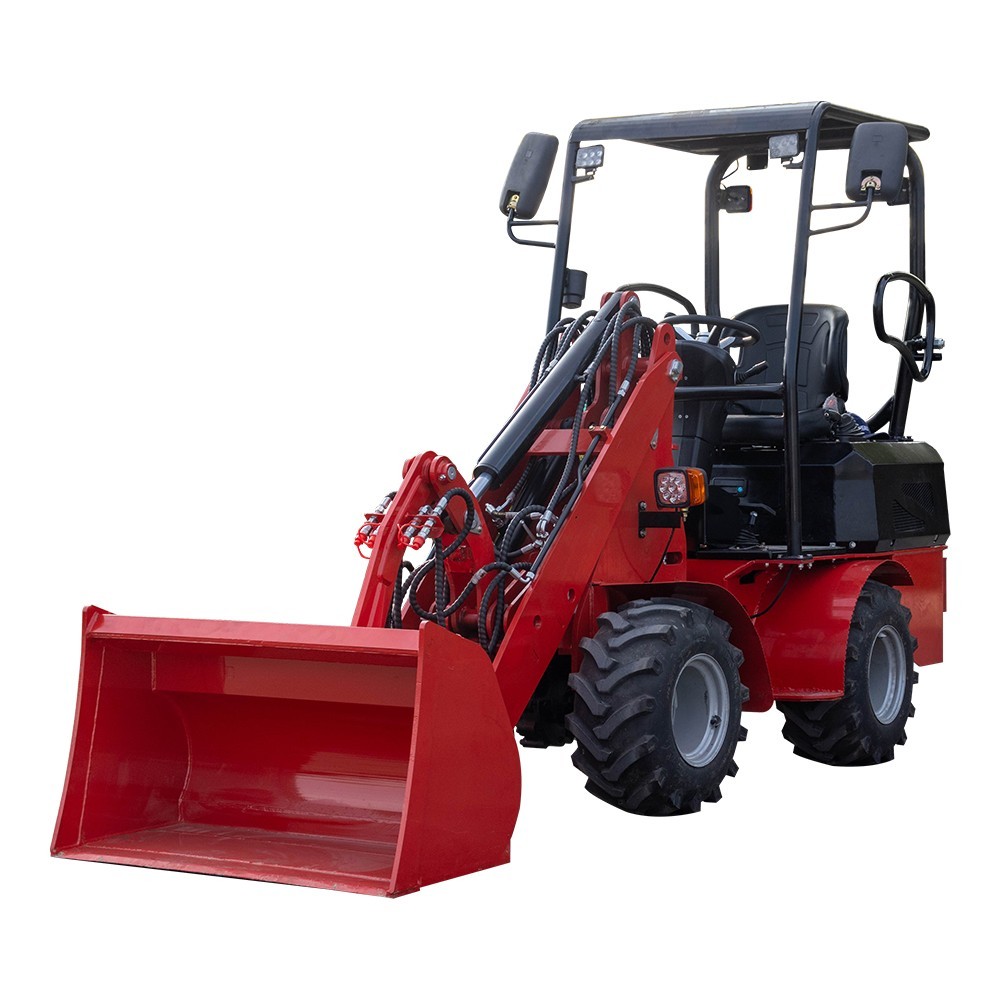 600KG Compact Wheel Loader Kubota D1105 Diesel Mini Loader USA Stock