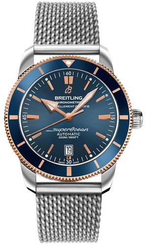 2026 Breitling Superocean Heritage B20 Blue Dial Steel 42mm Me...