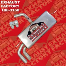 REAR MUFFLER ASSEMBLY FITS 2015-2018 VOLKSWAGEN GOLF 1.8L ENG STAINLESS STEEL