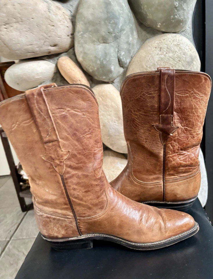Botas Western Lucchese Roper 7D De Colección Excelente Estado Flexible  Foto 2 de 4