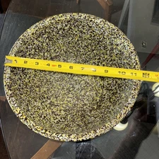 Vintage Brookpark 11” Confetti Bowl Speckled Texas Ware Melamine MCM Retro