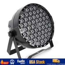 8pcs 54 x 3W RGBW DMX LED Par Stage Light Lighting Club Light Lamp Show Party DJ