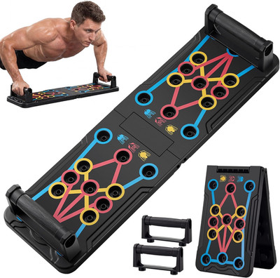 Foldable Pushup Stands Board Fitness,Workout Equipment for Home Gym, Men & Women