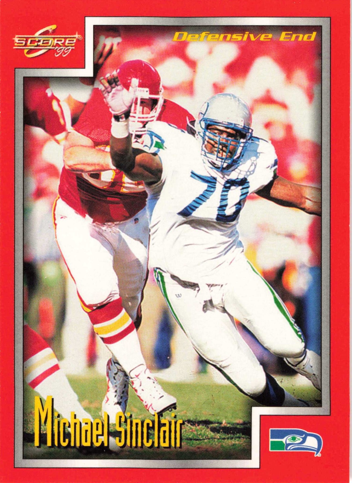 Michael Sinclair 1999 Score #212 Seattle Seahawks