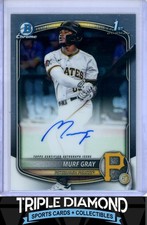 2025 Bowman Draft Chrome 1st Murf Gray Prospect Autograph Auto Pirates E247