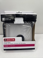 Delta OEM 759460-BL Trinsic Collection Wall Mounted Towel Ring, Matte Black