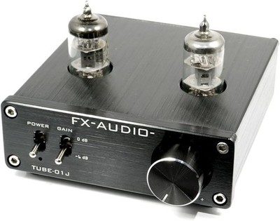 Fx-Audio Tube-01J Black Tube Preamp Line Amplifier Nfj Original Model Black