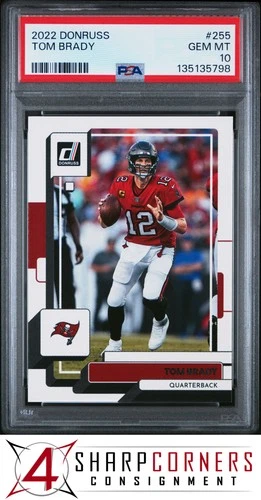 2022 PANINI DONRUSS #255 TOM BRADY BUCCANEERS PSA 10