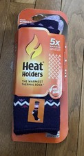 Women's Size 5-9 HEAT HOLDERS Lite Winter 5X Warm Thermal Socks Violet 1.6 TOG