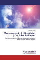 Abdullahi Shittu | Measurement Of Ultra-Violet (Uv) Solar Radiation | Buch
