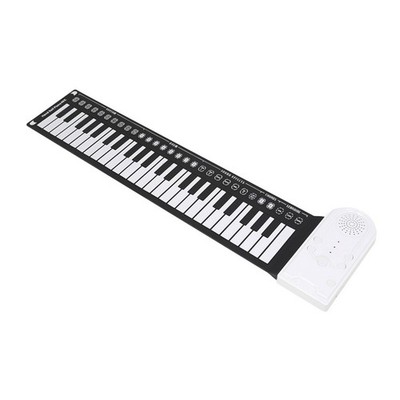 49-Tasten Roll-Up Piano Faltbar Roll-Up Klavier Keyboard Flexibel für Schüler, Kinder