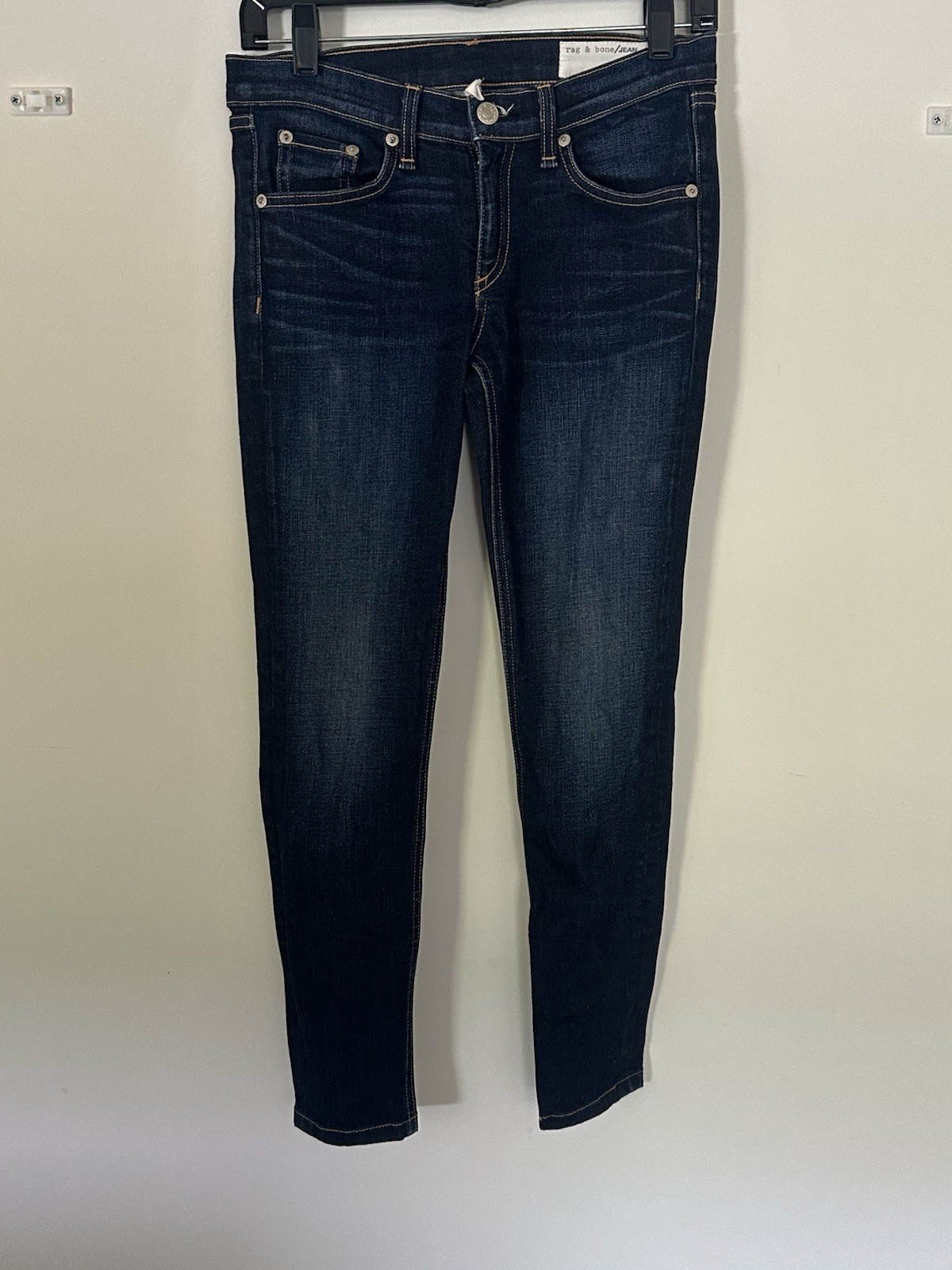 Rag And Bone Skinny Blue Jeans Size 26