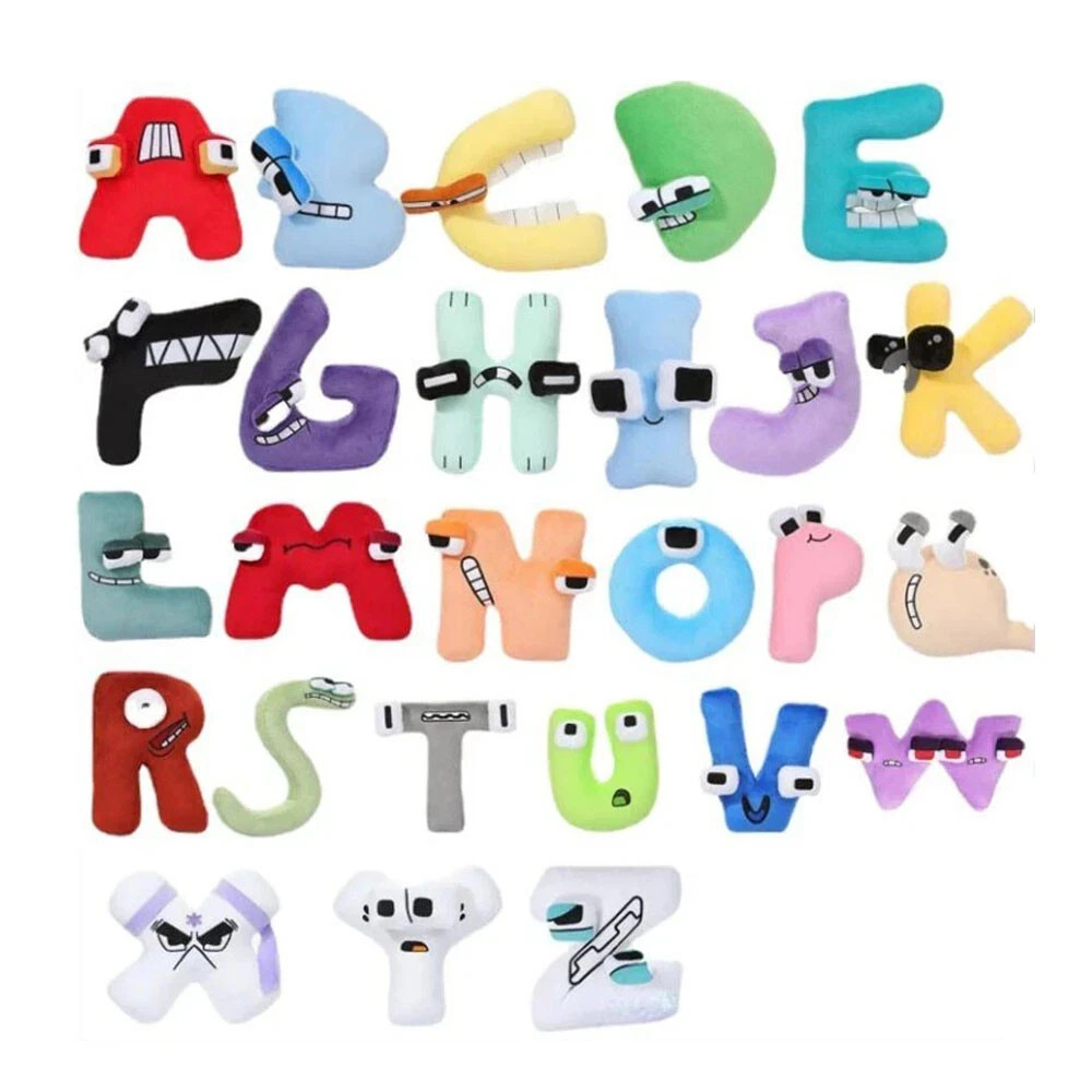 ✨ Alphabet Lore Plush Toys ABC Letter Stuffed Animal Educational Gift for Kids
