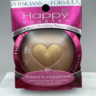 Physicians Formula Happy Booster Baked Wet/Dry Light Bronzer New In Box 7848