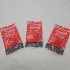 6 TOTAL ORIGINAL COLEMAN #21  INSTACLIP MANTLES MANCHONS ~3 PACKS OF 2 ~ NEW