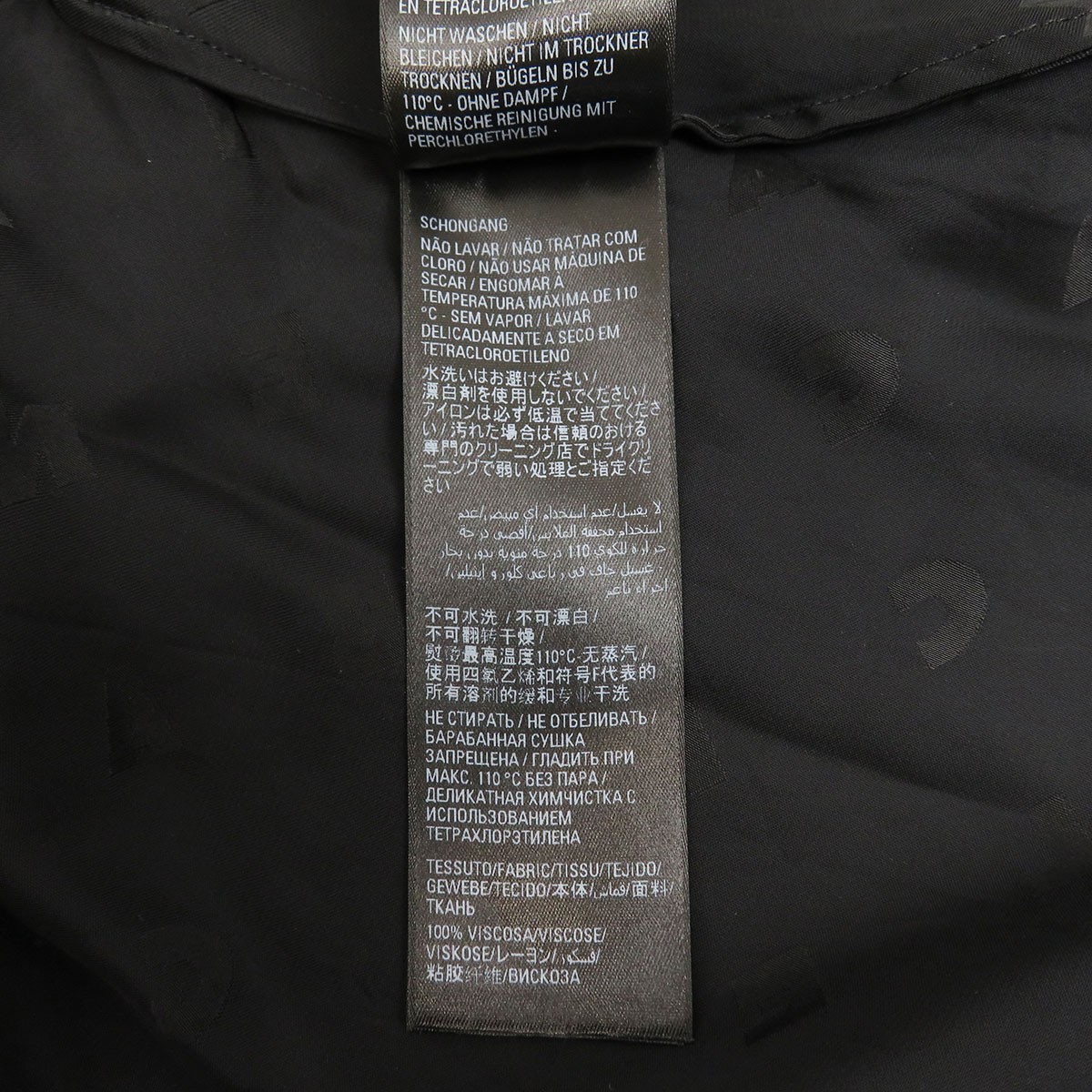 BALENCIAGA logo bowtie blouse Women black 【A】 thumbnail 12