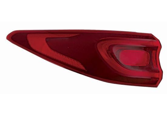 ABAKUS Tail Light 223-19ACR-UE For KIA Right Side Red P21/5W Without Bulbs