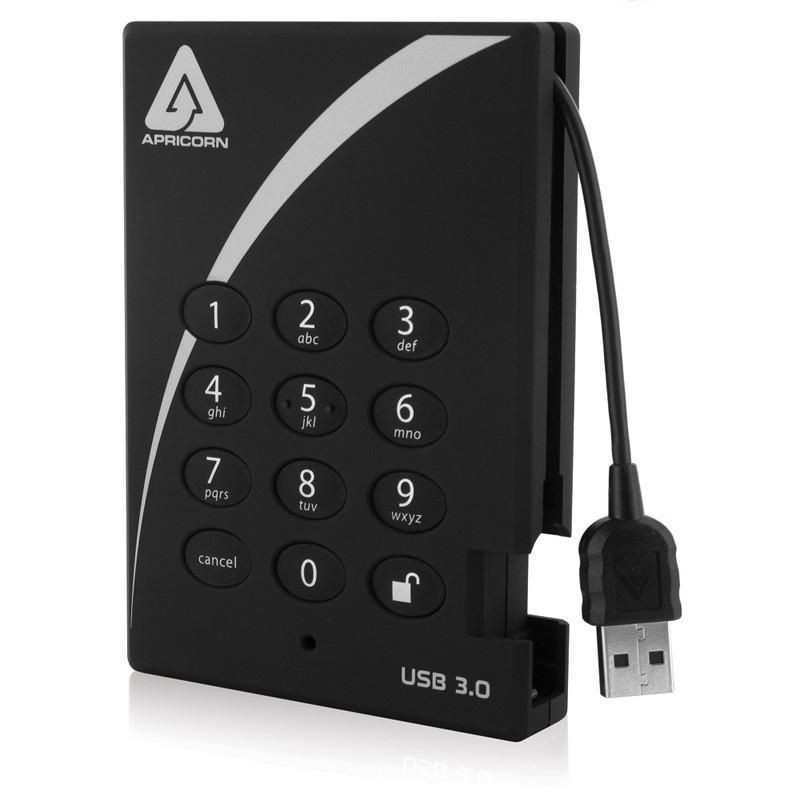 Apricorn A25-3PL256-500 HDD 500GB Apricorn Padlock