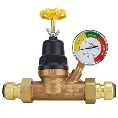 #ad Tectite 3 4 in. Bronze Double Union Push To Connect Water Pressure Regulator $64.99