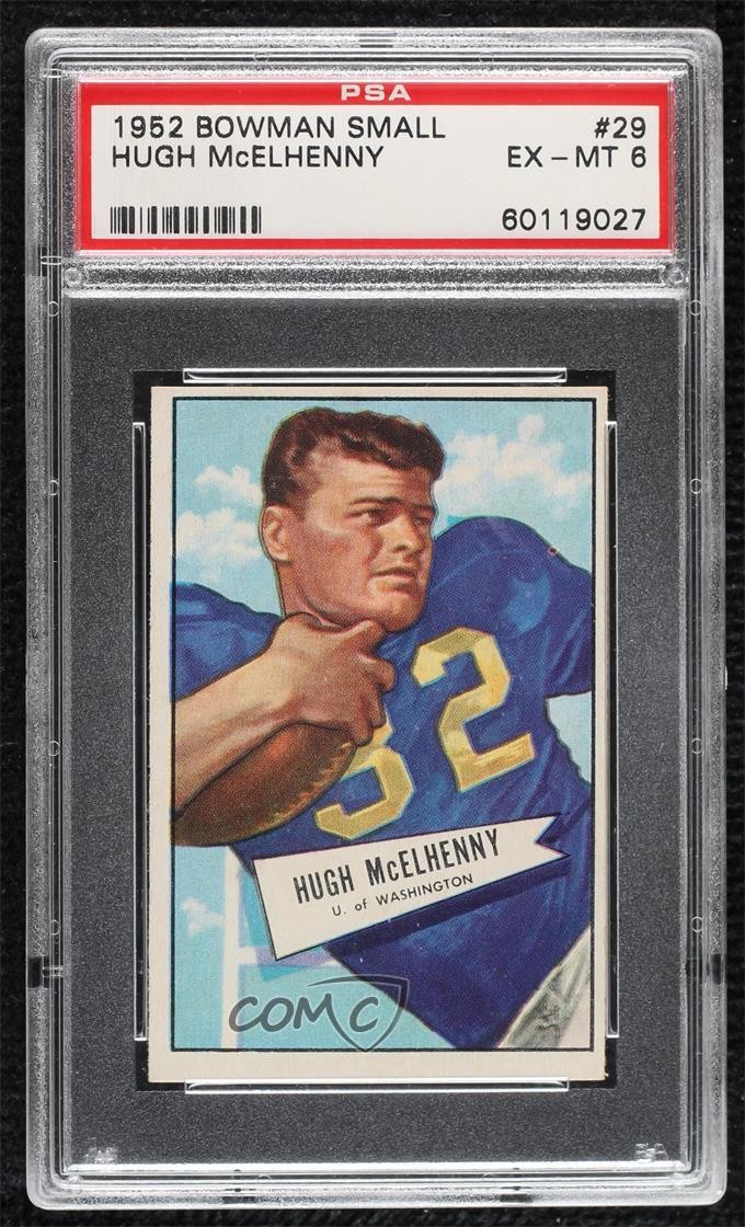 1952 Bowman Small Hugh McElhenny #29 PSA 6 Rookie RC HOF 0f4e