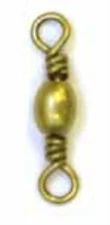 Eagle Claw 01041-005 Brass Barrel Swivel in Resealable Package Size 5 6CT