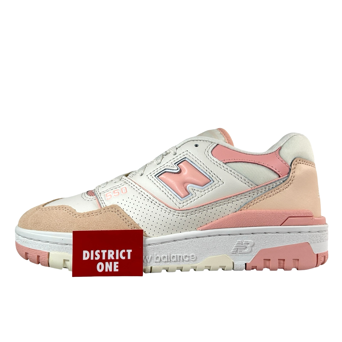 Wmns New Balance 550 White Pink - Size 7 W / 5.5 M - BBW550WP | eBay