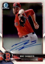 2018 Bowman Chrome Prospect Autographs Mike Shawaryn Auto Boston Red Sox #CPA-MS