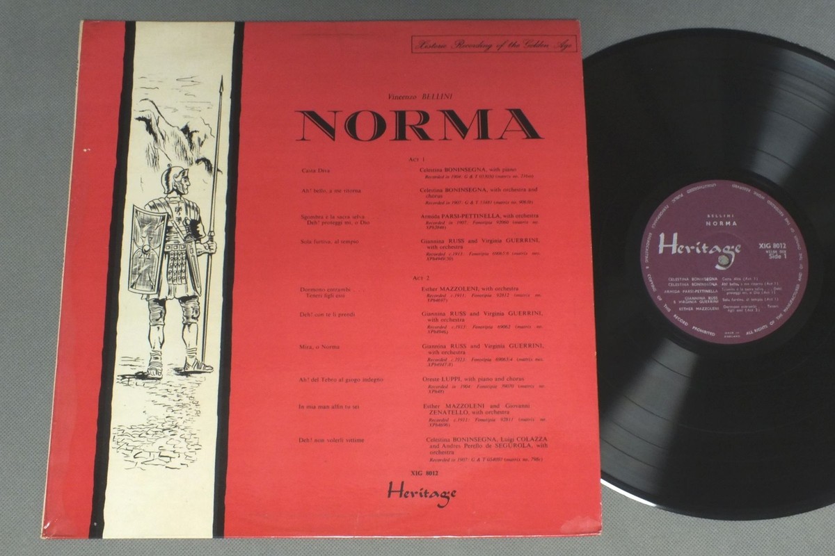 BELLINI NORMA/BELLINI NORMA UK XIG 8012 | eBay UK