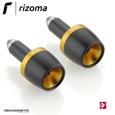 Embouts De Guidon RIZOMA MA532B Noir Pour Ducati 1198 2009-2012 - Neuf, Fabrication Italie, Garantie 2 Ans